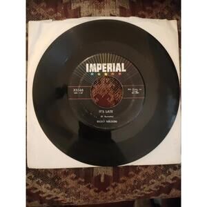 Vintage Vinyl- Ricky Nelson - it's late - 45 rpm